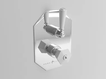 BIANCA - Recessed shower mixer with diverter by Park Avenue - view 2